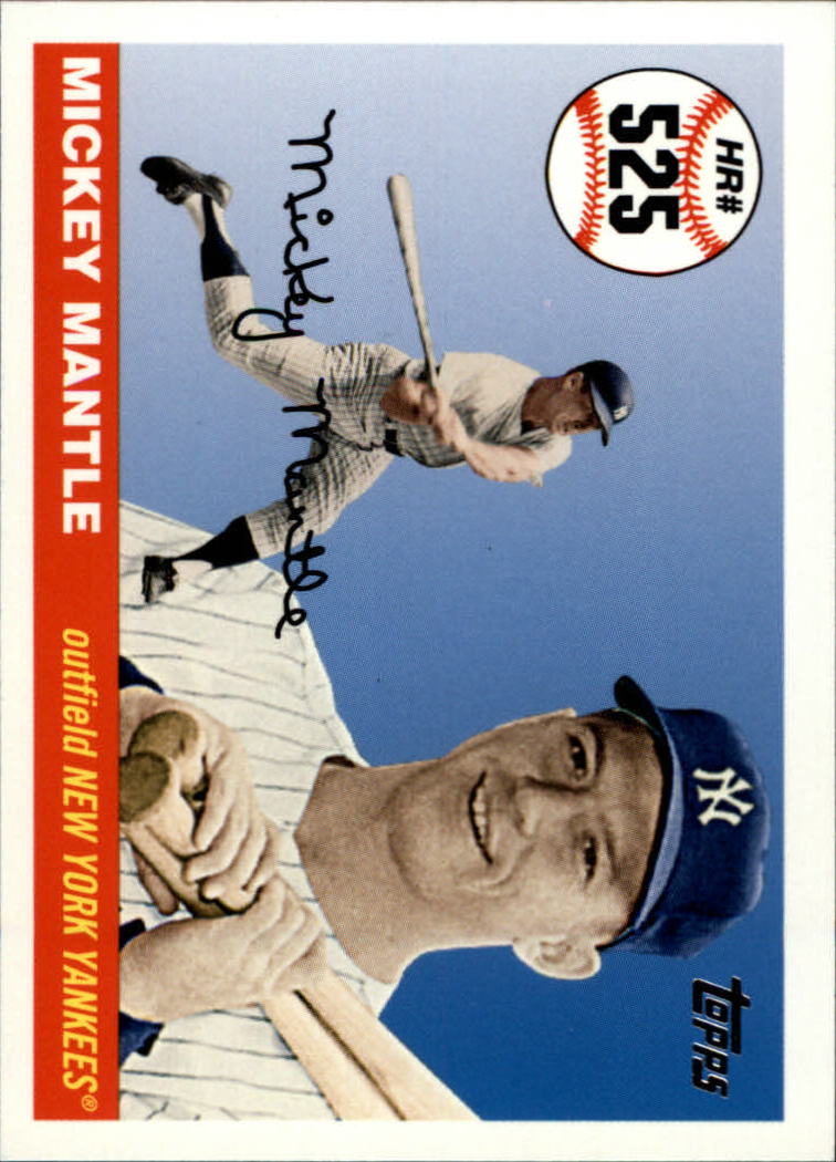 2006 Topps Mantle Home Run History #525 Mickey Mantle