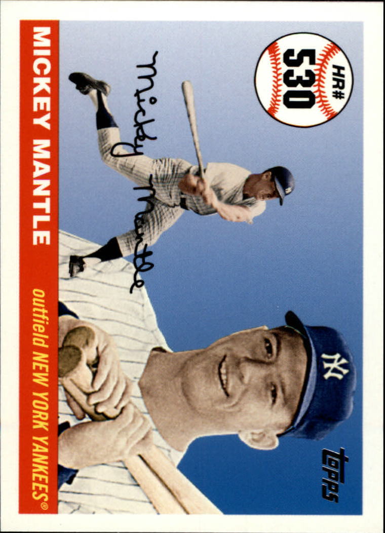 2006 Topps Mantle Home Run History #530 Mickey Mantle