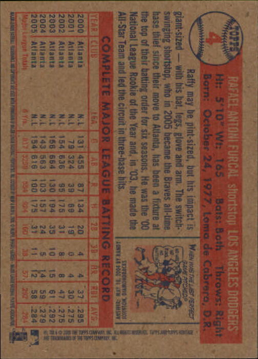 Sports Card Back