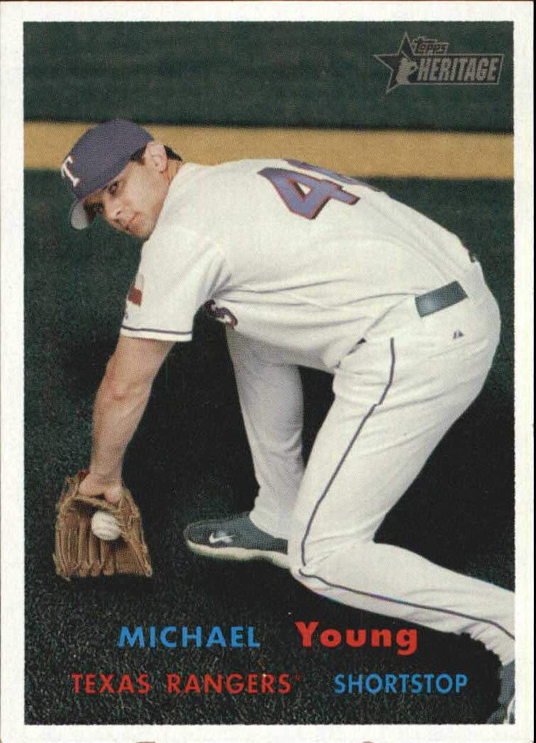 2006 Topps Heritage #334 Michael Young SP