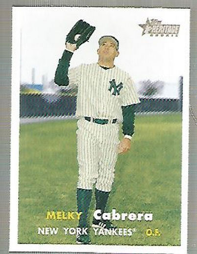 2006 Topps Heritage #466 Melky Cabrera