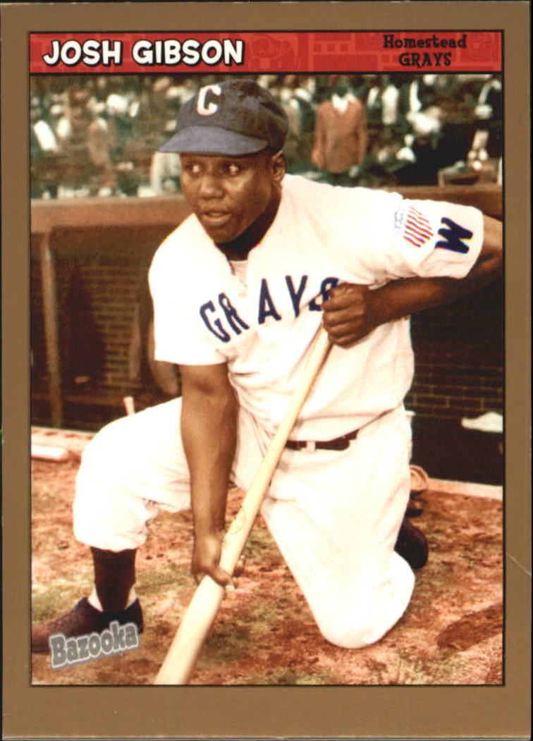 2006 Bazooka Gold Chunks #1 Josh Gibson