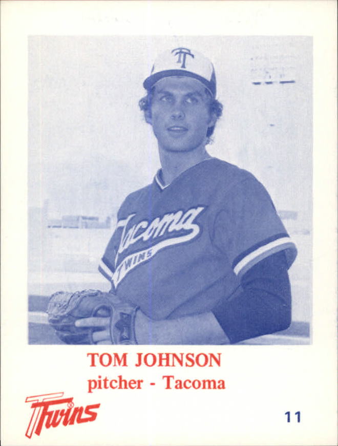 1975 Tacoma Twins KMMO #11 Tom Johnson