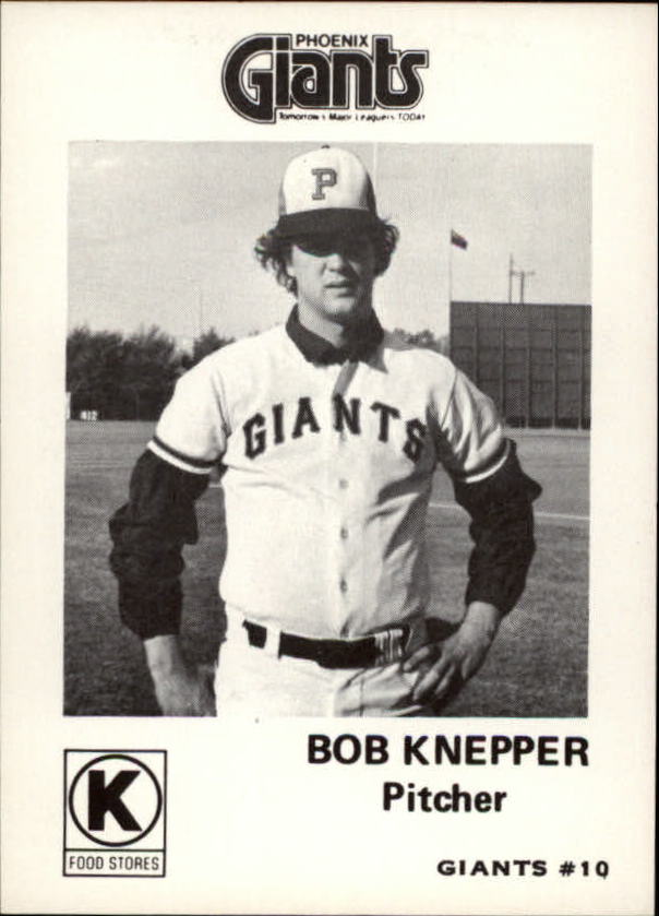 1975 Phoenix Giants Circle K #10 Bob Knepper