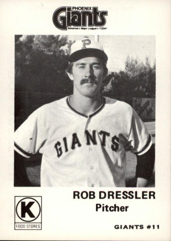 1975 Phoenix Giants Circle K #11 Rob Dressler