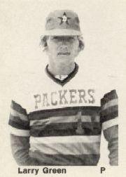 1976 Dubuque Packers TCMA #13 Larry Green