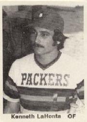 1976 Dubuque Packers TCMA #18 Kenneth LaHonta