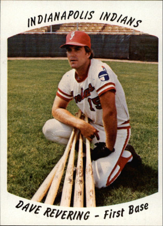 1977 Indianapolis Indians Team Issue #4 Dave Revering