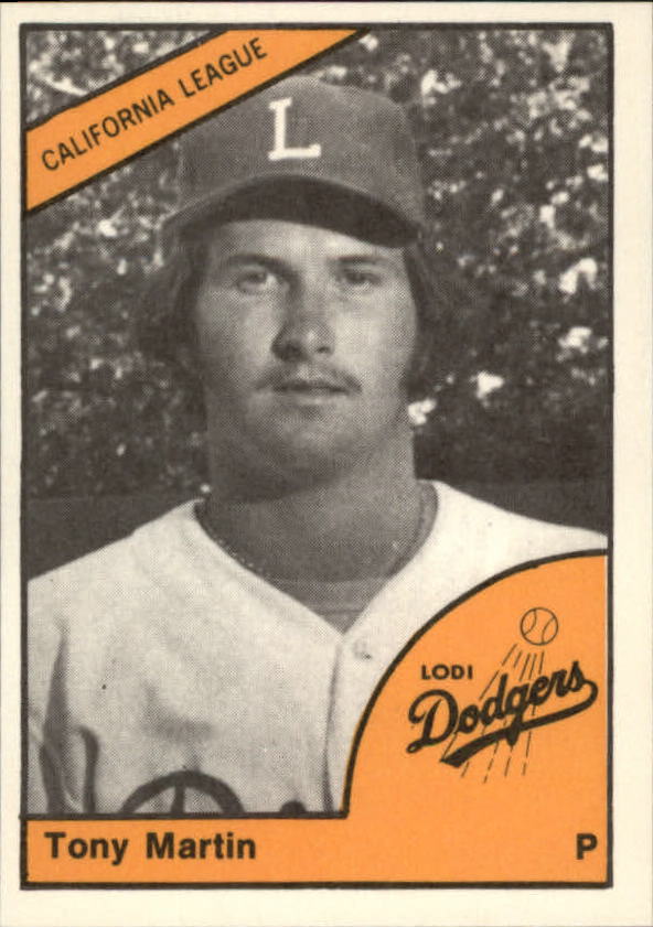 1977 Lodi Dodgers TCMA #10 Tony Martin
