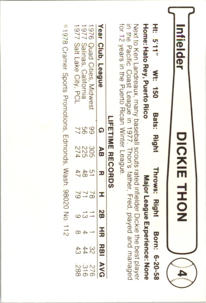 Tarjetas Cramer B6821- 1978 Salt Lake City Gulls 1-26 -Tú eliges- 15+ ENVÍO GRATUITO A EE. UU. - Imagen 9 de 49