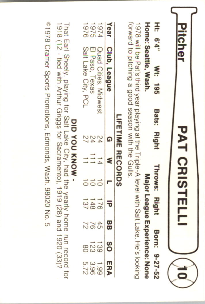 Tarjetas Cramer B6821- 1978 Salt Lake City Gulls 1-26 -Tú eliges- 15+ ENVÍO GRATUITO A EE. UU. - Imagen 21 de 49