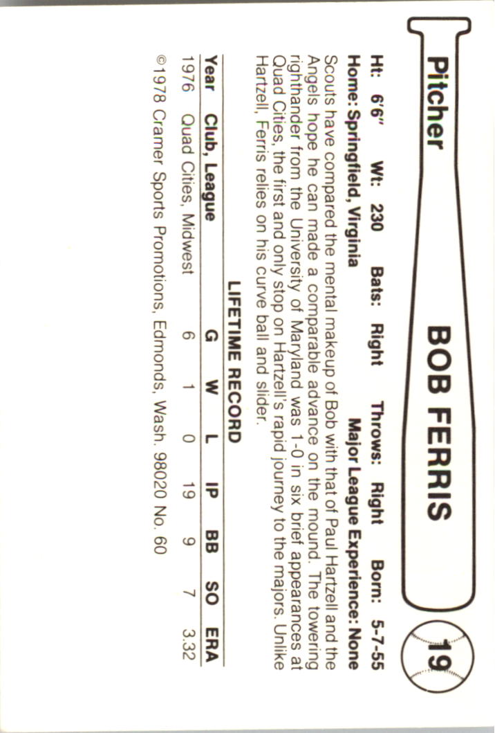 Tarjetas Cramer B6821- 1978 Salt Lake City Gulls 1-26 -Tú eliges- 15+ ENVÍO GRATUITO A EE. UU. - Imagen 35 de 49
