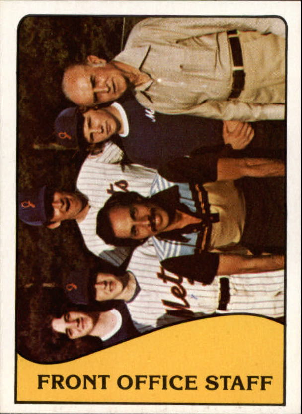 1979 Jackson Mets TCMA #22B Front Office Staff (Late Issue)