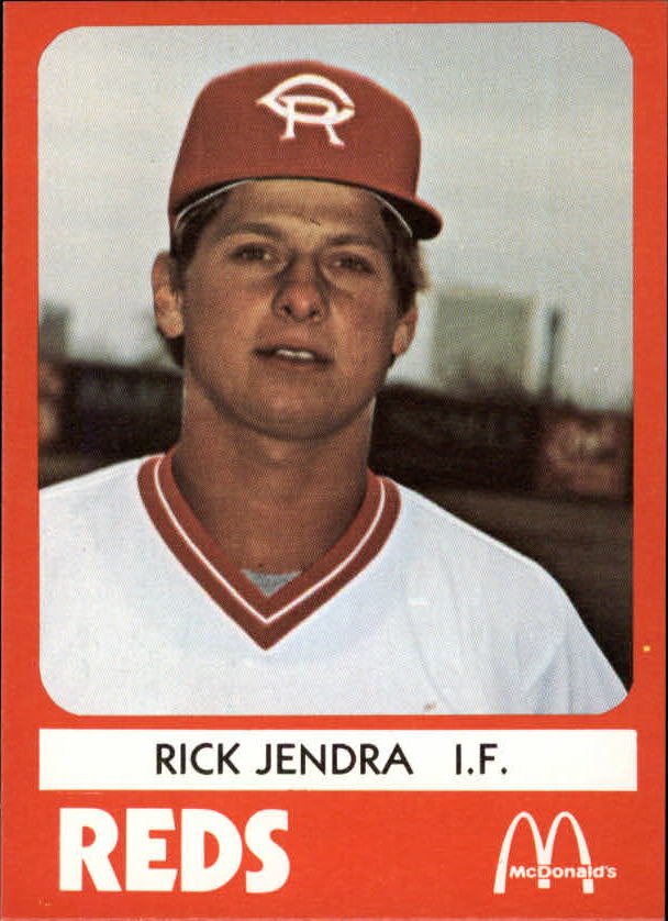 1980 Cedar Rapids Reds TCMA #11 Rick Jendra - Chicago WHITE SOX A Affiliate  - NM