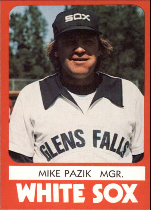 1980 Glens Falls White Sox Color TCMA #21 Mike Pazik - NM