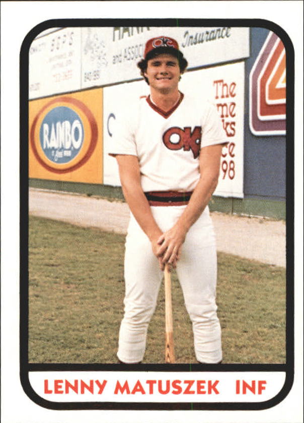 1981 Oklahoma City 89ers TCMA #10 Lenny Matuszek - NM-MT