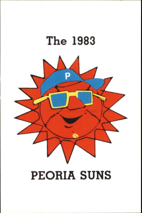 1983 Peoria Suns Fritsch #30 Team Logo
