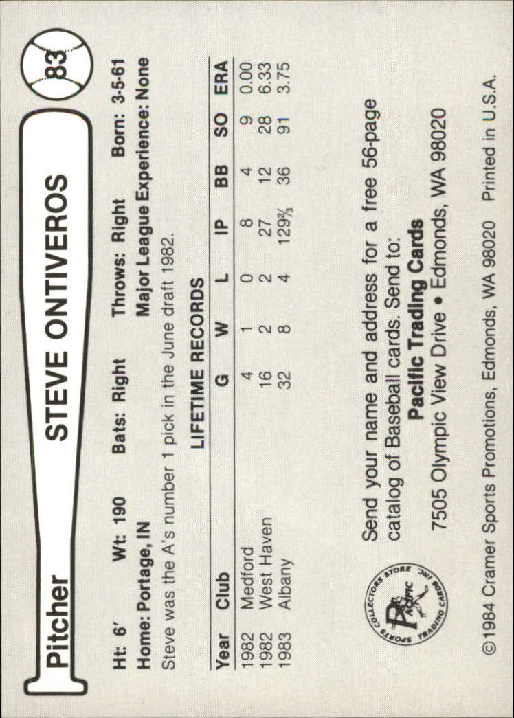Tarjeta de béisbol Cramer Tacoma Tigers 1984 de ligas menores - elige tu tarjeta - Imagen 23 de 51