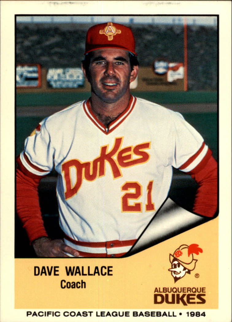 1984 Albuquerque Dukes Cramer #245 Dave Wallace CO