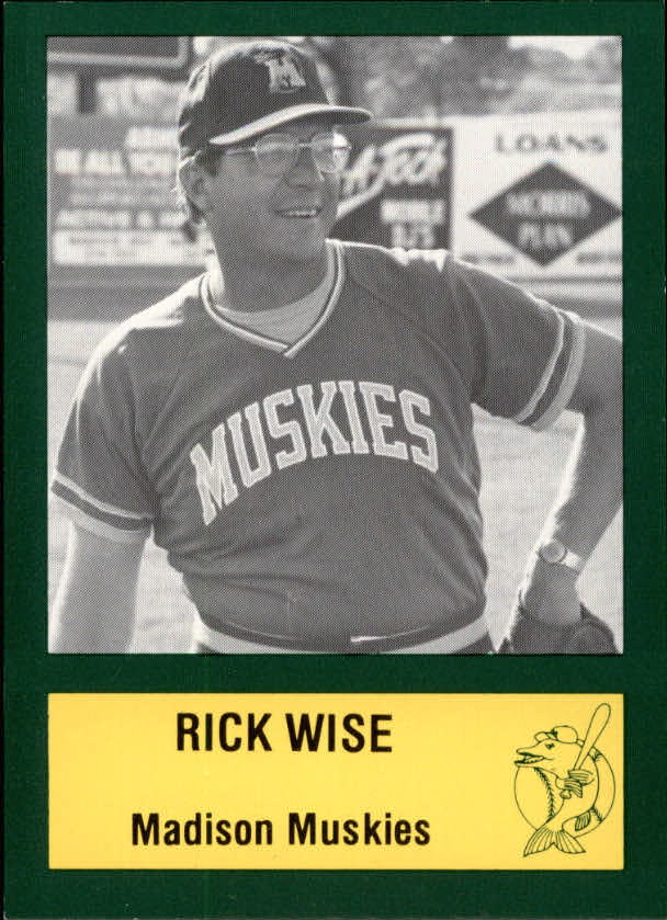 1985 Madison Muskies Police #25 Rick Wise CO