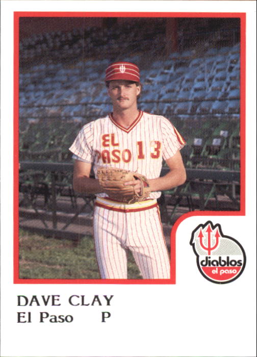 1986 El Paso Diablos ProCards #6 Dave Clay