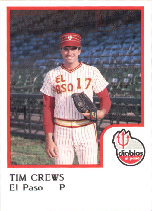 1986 El Paso Diablos ProCards #7 Tim Crews