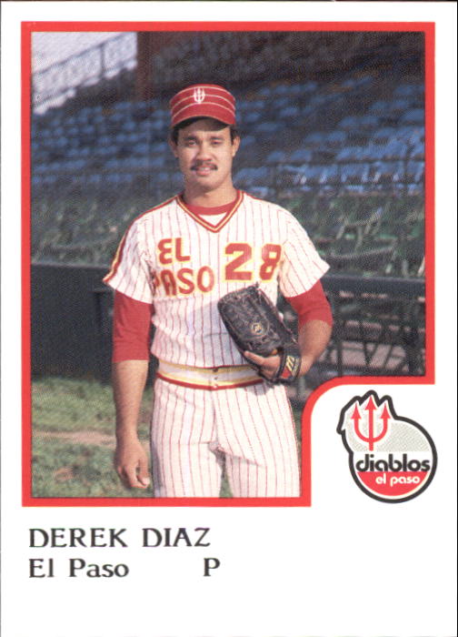 1986 El Paso Diablos ProCards #8 Derek Diaz