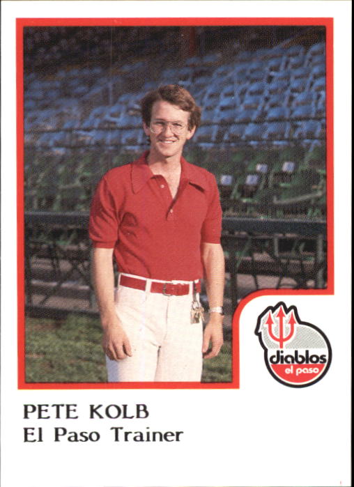 1986 El Paso Diablos ProCards #15 Pete Kolb TR