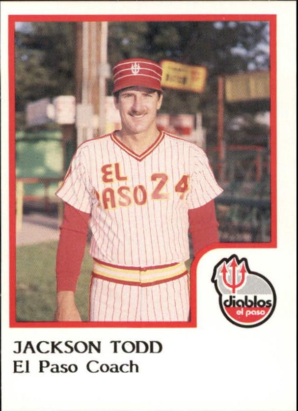1986 El Paso Diablos ProCards #22 Jackson Todd CO