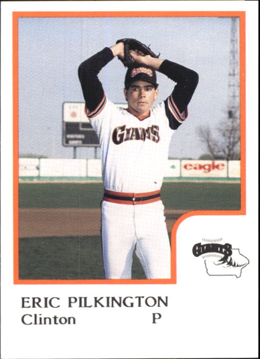 1986 Clinton Giants ProCards #21 Eric Pilkington