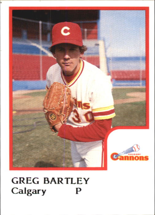 1986 Calgary Cannons ProCards #1 Greg Bartley