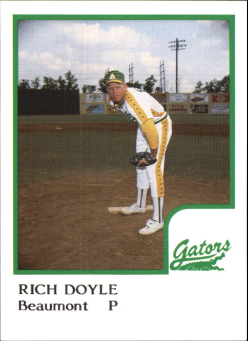 1986 Beaumont Golden Gators ProCards #10 Rich Doyle