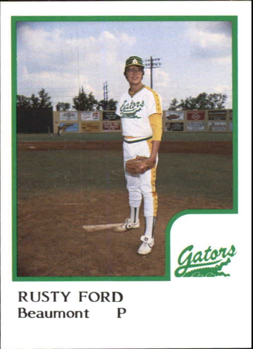 1986 Beaumont Golden Gators ProCards #11 Rusty Ford
