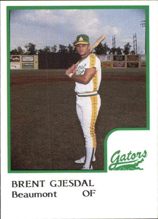 1986 Beaumont Golden Gators ProCards #12 Brent Gjesdal