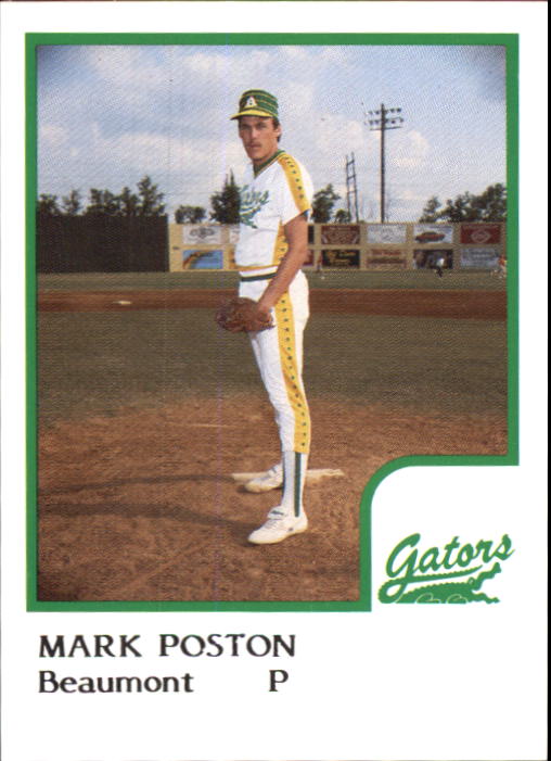 1986 Beaumont Golden Gators ProCards #20 Mark Poston