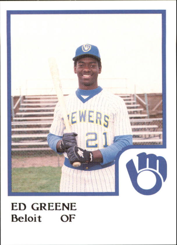 1986 Beloit Brewers Ed Greene Federalsburg Maryland MD Baseball Card eBay