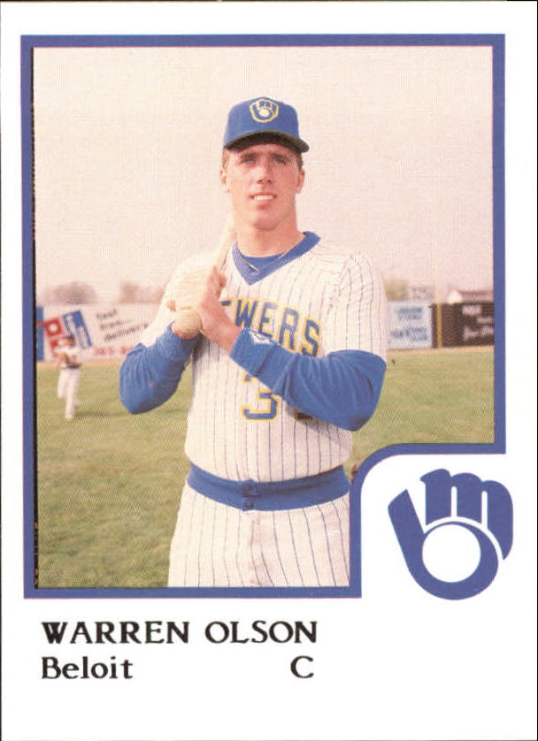 1986 Beloit Brewers ProCards #18 Warren Olson