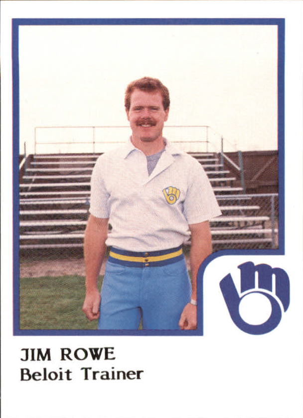 1986 Beloit Brewers ProCards #20 Jim Rowe TR
