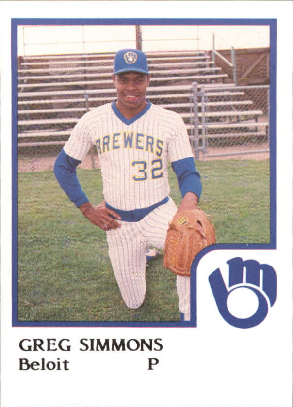 1986 Beloit Brewers ProCards #21 Greg Simmons