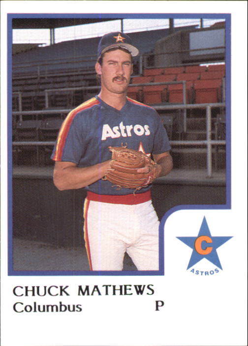 1986 Columbus Astros ProCards #18 Chuck Mathews