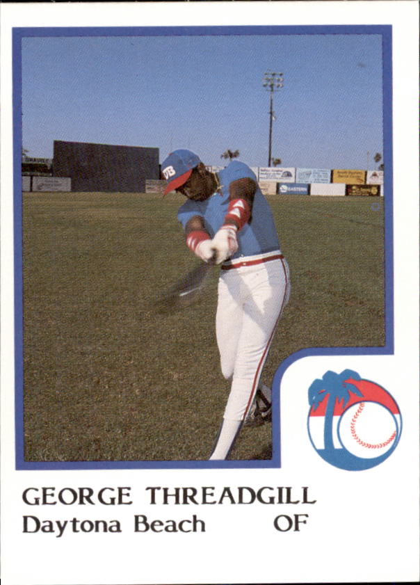 1986 Daytona Beach Islanders ProCards #28 George Threadgill