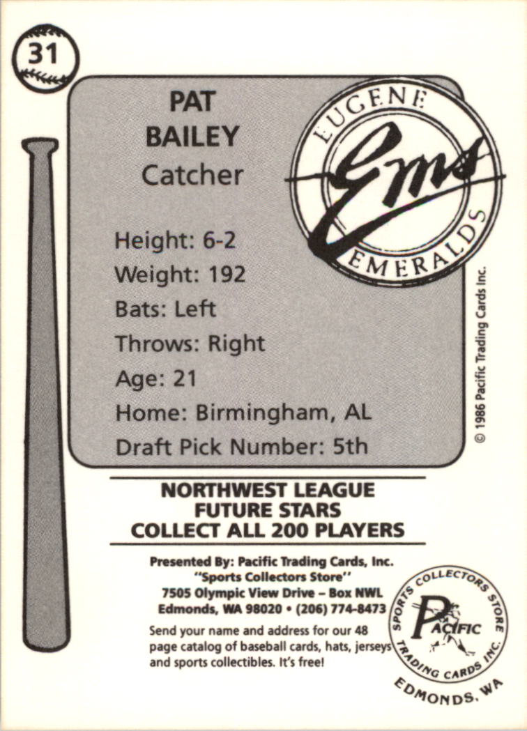 Tarjeta de béisbol Cramer Eugene Emeralds 1986 de ligas menores - elige tu tarjeta - Imagen 13 de 51