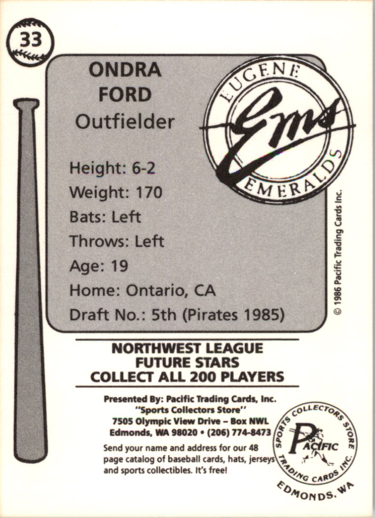 Tarjeta de béisbol Cramer Eugene Emeralds 1986 de ligas menores - elige tu tarjeta - Imagen 17 de 51