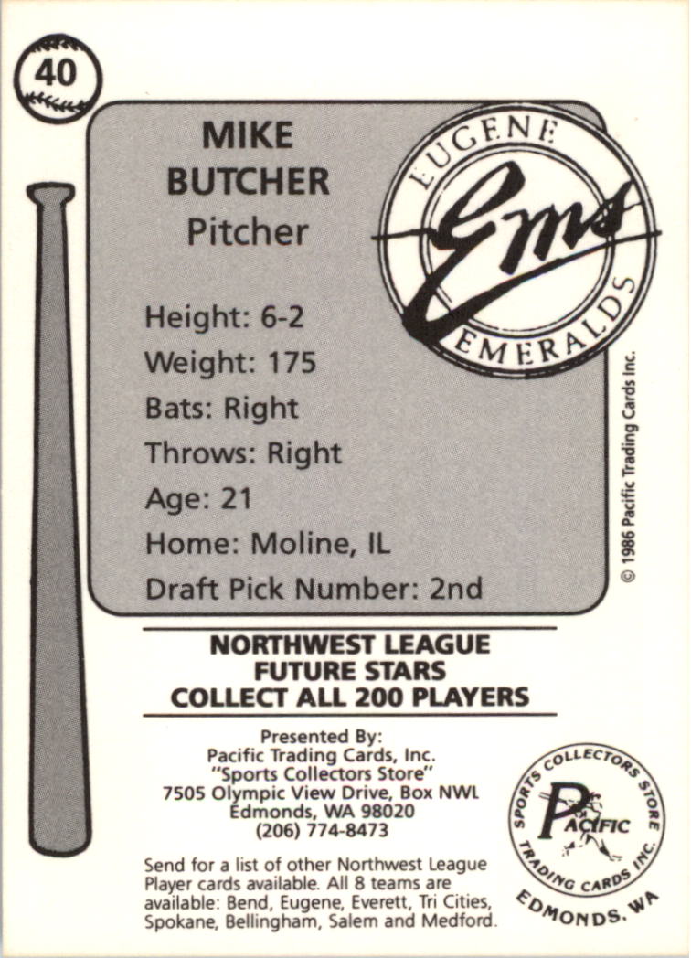 Tarjeta de béisbol Cramer Eugene Emeralds 1986 de ligas menores - elige tu tarjeta - Imagen 31 de 51