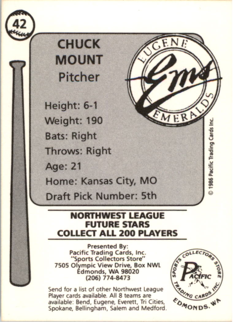 Tarjeta de béisbol Cramer Eugene Emeralds 1986 de ligas menores - elige tu tarjeta - Imagen 35 de 51