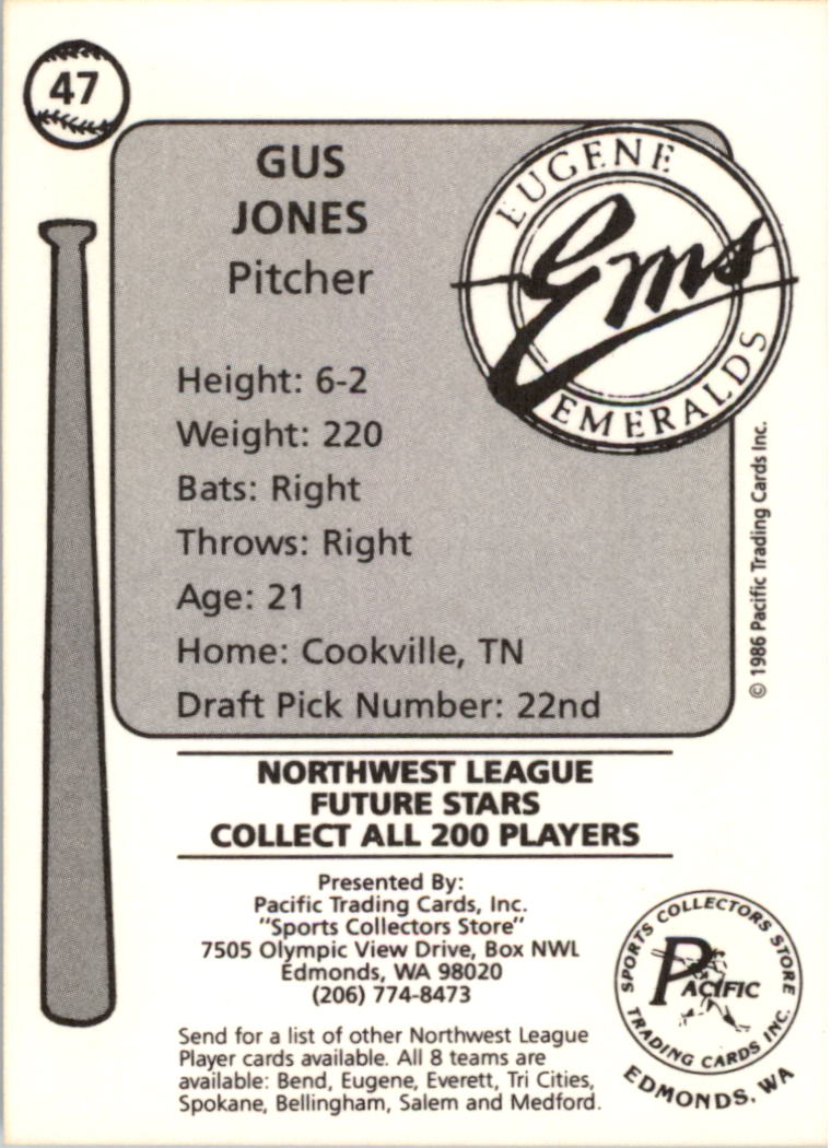 Tarjeta de béisbol Cramer Eugene Emeralds 1986 de ligas menores - elige tu tarjeta - Imagen 45 de 51