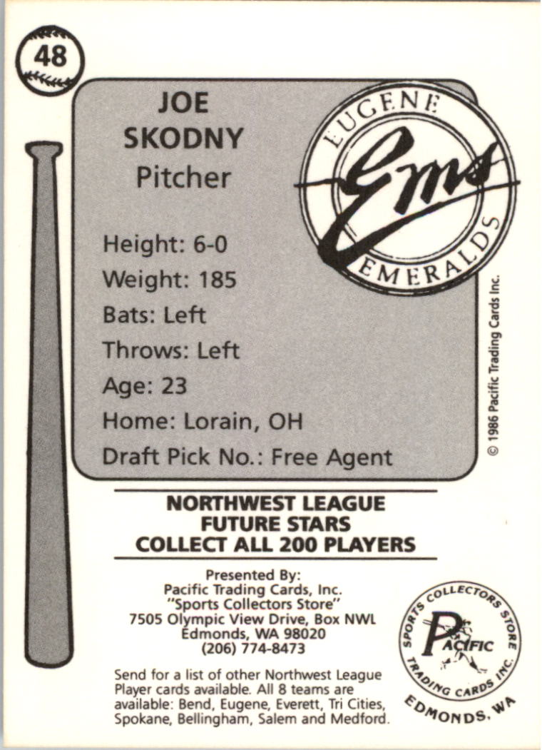 Tarjeta de béisbol Cramer Eugene Emeralds 1986 de ligas menores - elige tu tarjeta - Imagen 47 de 51
