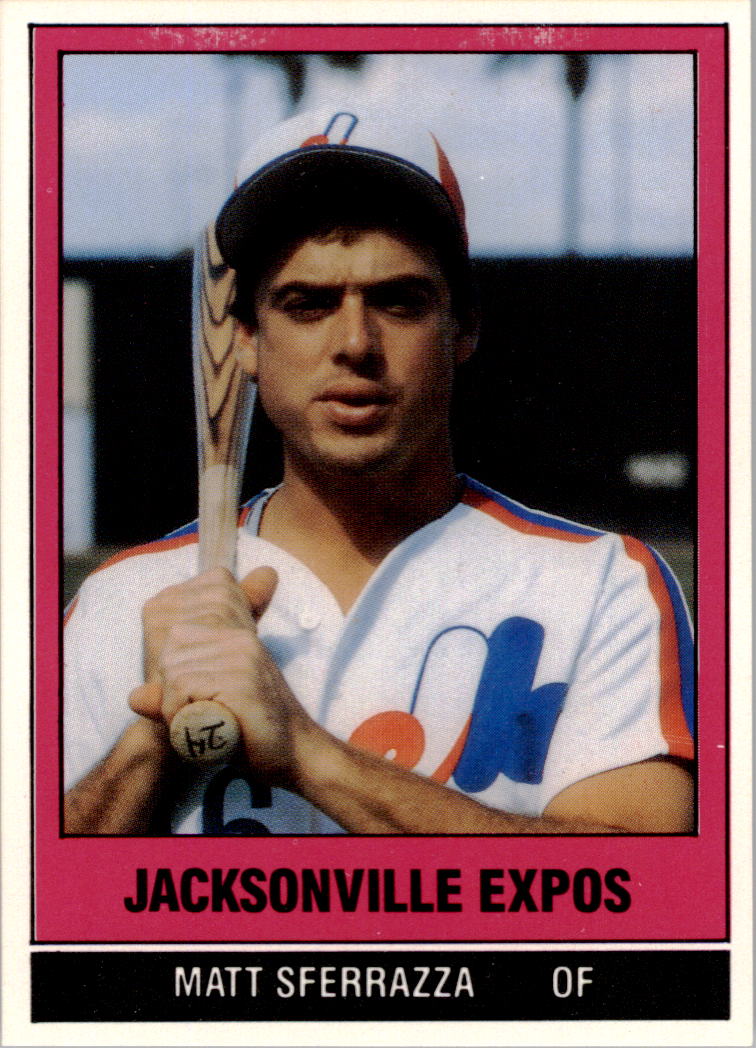 1986 Jacksonville Expos TCMA #13 Matt Sferrazza