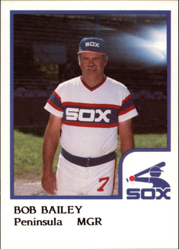 1986 Peninsula White Sox ProCards #4 Bob Bailey MG