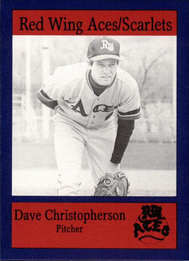 1986 Red Wing Aces/Scarlets #10 Dave Christopherson